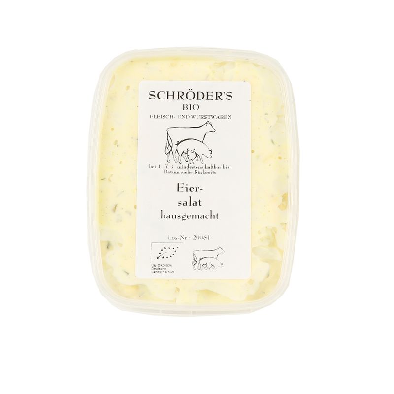Schröder's Bio Fleisch- und Wurstwaren Eiersalat 150 g - Produktbild