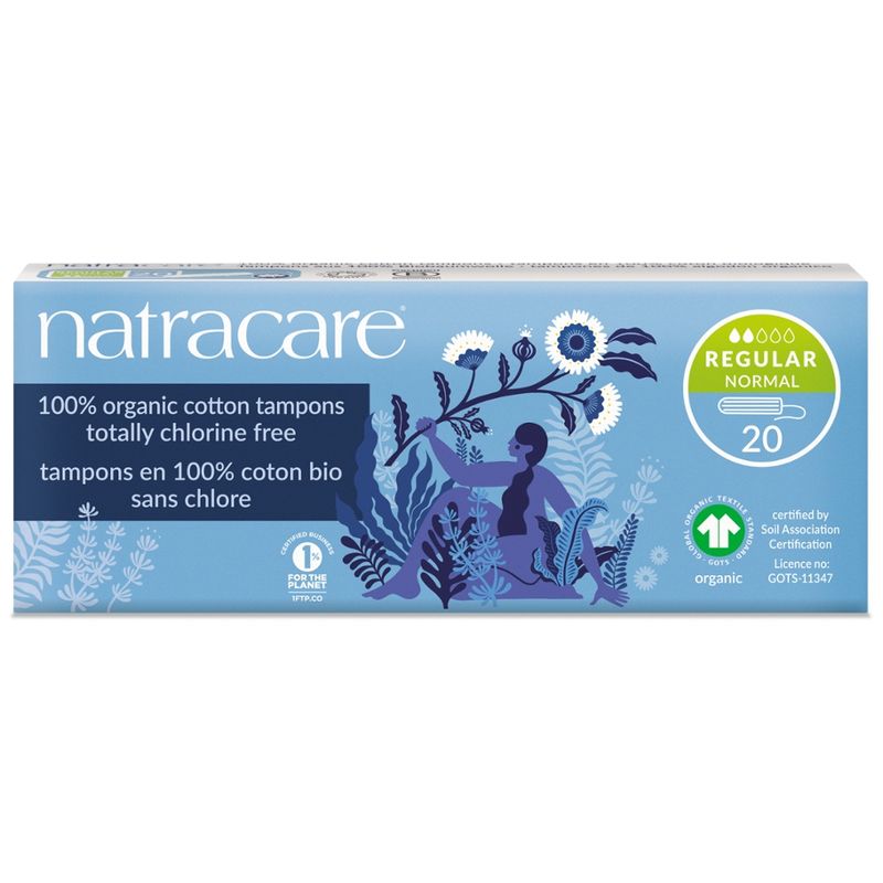 Natracare Tampons Regular ohne Applikator 20 St - Produktbild