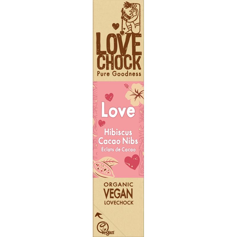 Lovechock Lovechock bar Love Hibiscus Cacao Nibs - Produktbild