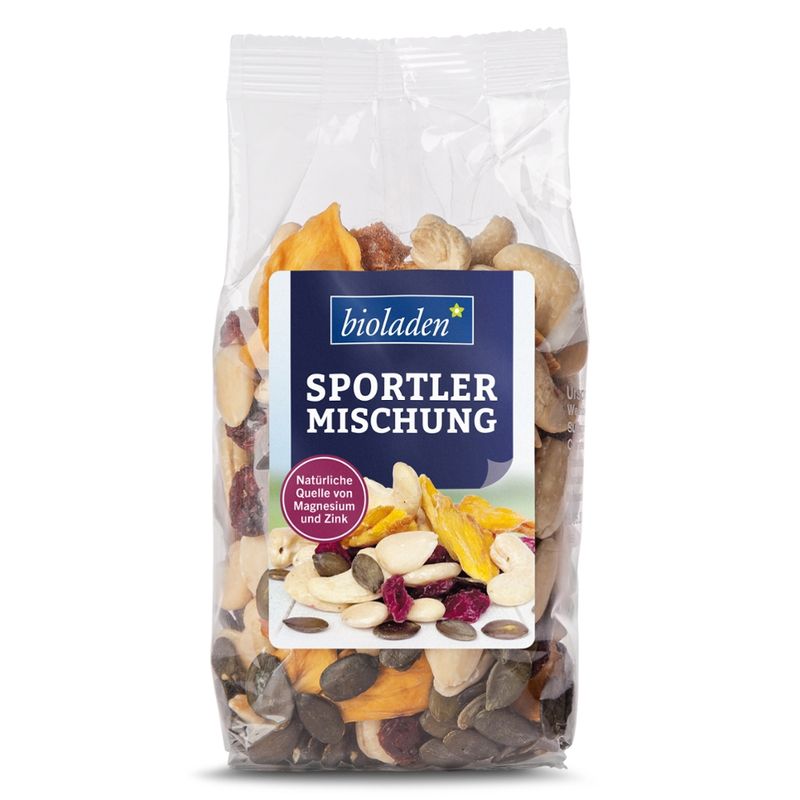 bioladen Sportler Mischung, Trockenfrüchte und Nussmix - Produktbild