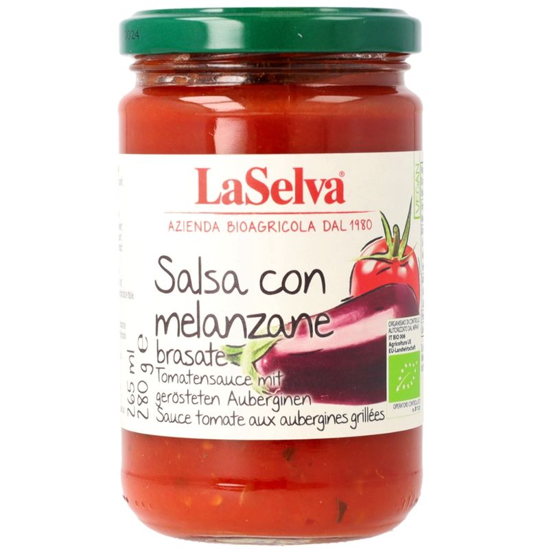 LaSelva Tomatensauce mit gerösteten Auberginen - Produktbild