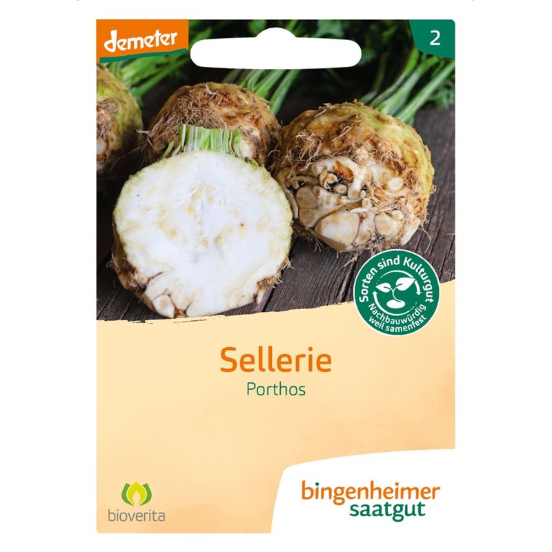 Bingenheimer Saatgut Porthos - Knollensellerie (Saatgut) - Produktbild