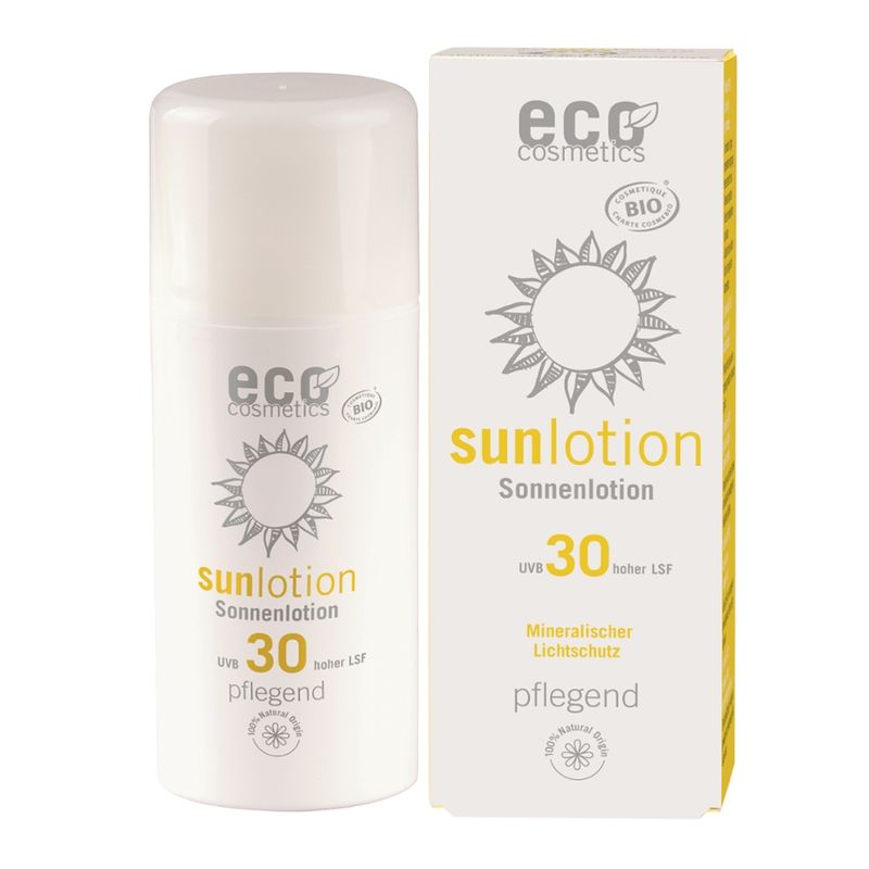 eco cosmetics Sonnenlotion LSF 30 mit Granatapfel und Goji Beere - Produktbild