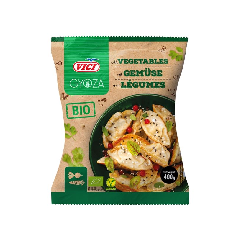 VICI BIO-Teigtaschen mit Gemüsefüllung, tiefgefroren, 6 x 400 g - Produktbild