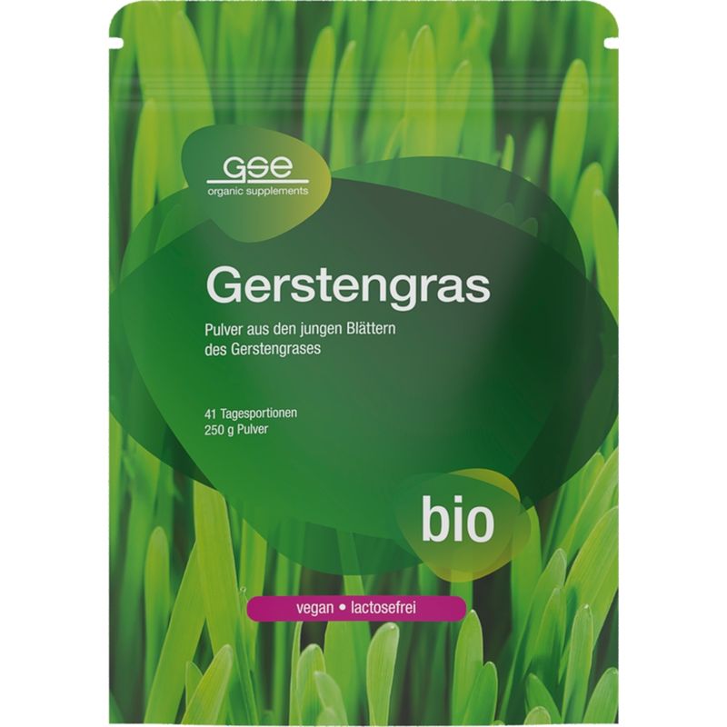 GSE  Gerstengras (Bio) Pulver, 250g - Produktbild