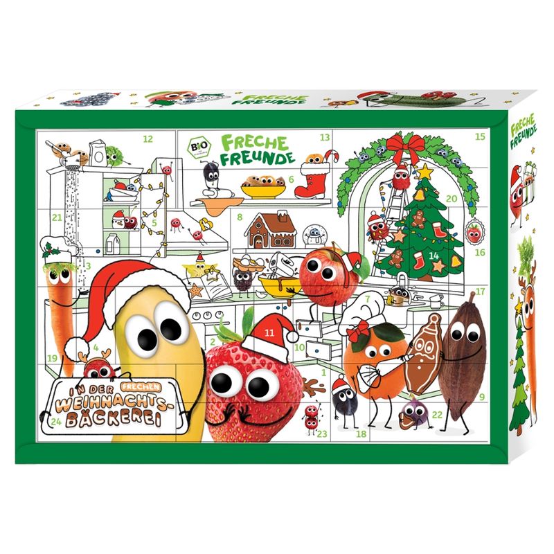 Freche Freunde FF Bio Adventskalender 2025 - Produktbild