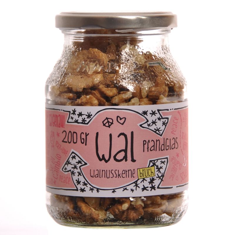 GUTDING WAL - Bio-Walnuss-Bruch im Pfandglas - Produktbild