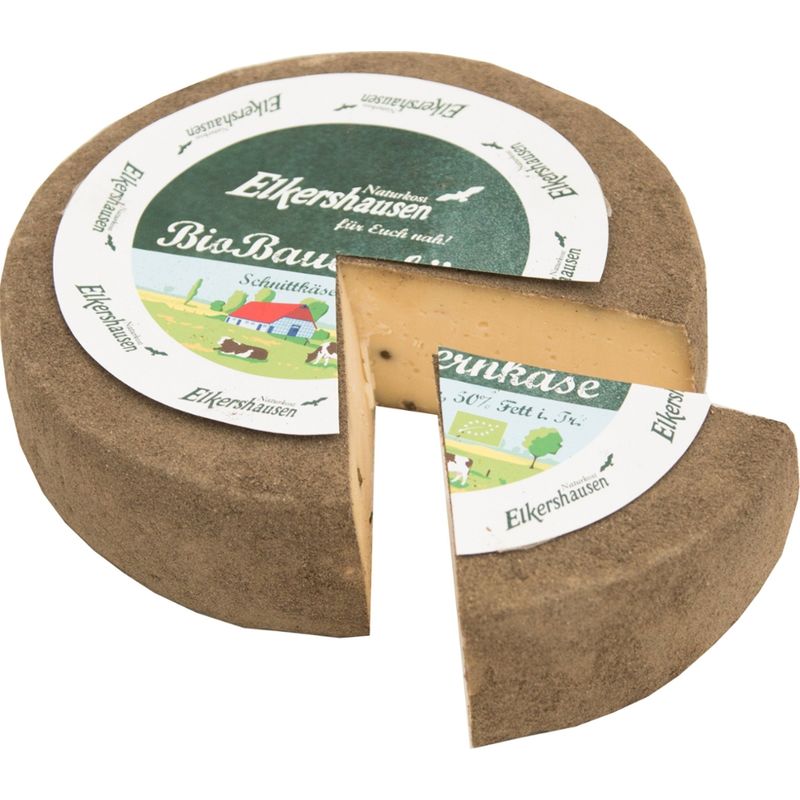 Naturkost Elkershausen BioBauernkäse grüner Pfeffer - Produktbild