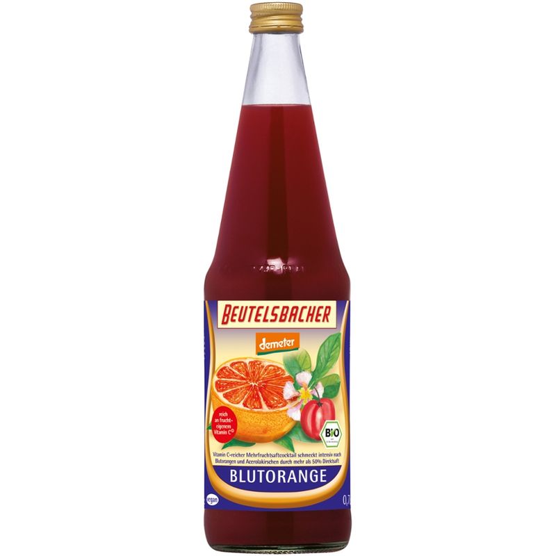 BEUTELSBACHER demeter Blutorange Mehrfruchtsaftcocktail - Produktbild