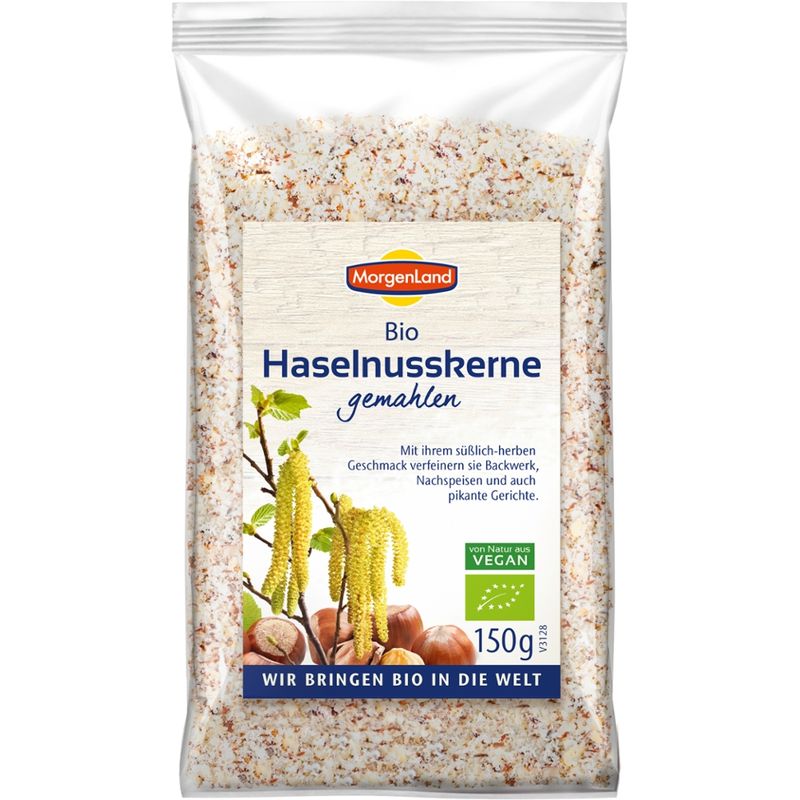 MorgenLand Bio Haselnusskerne gemahlen - Produktbild