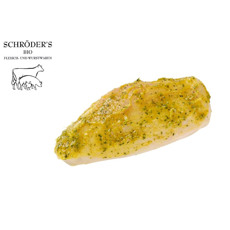 Schröder's Bio Fleisch- und Wurstwaren Hähnchenbrustfilet Bärlauch 1x200 g - Produktbild