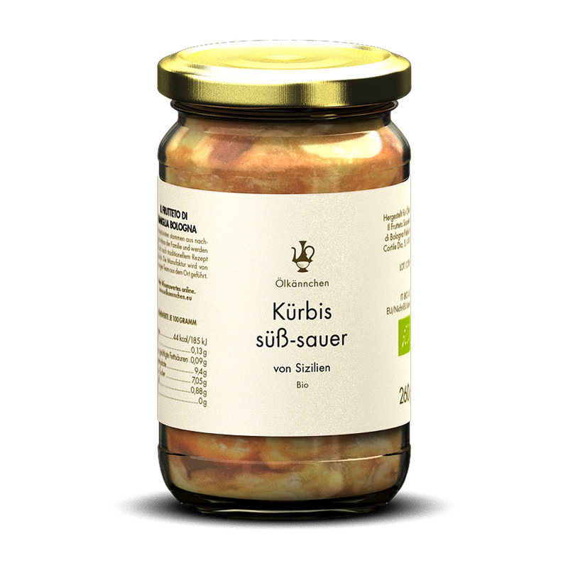 Ölkännchen Ölkännchen Kürbis süß-sauer, Sizilien IT 250g - Produktbild
