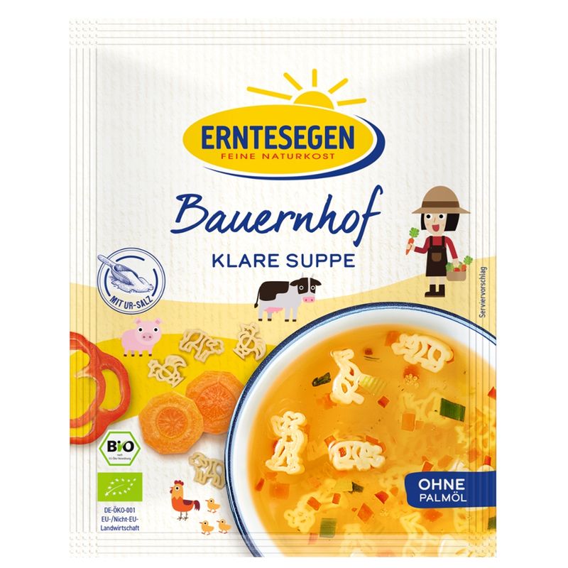 Erntesegen Bauernhof Klare Suppe Bio - Produktbild