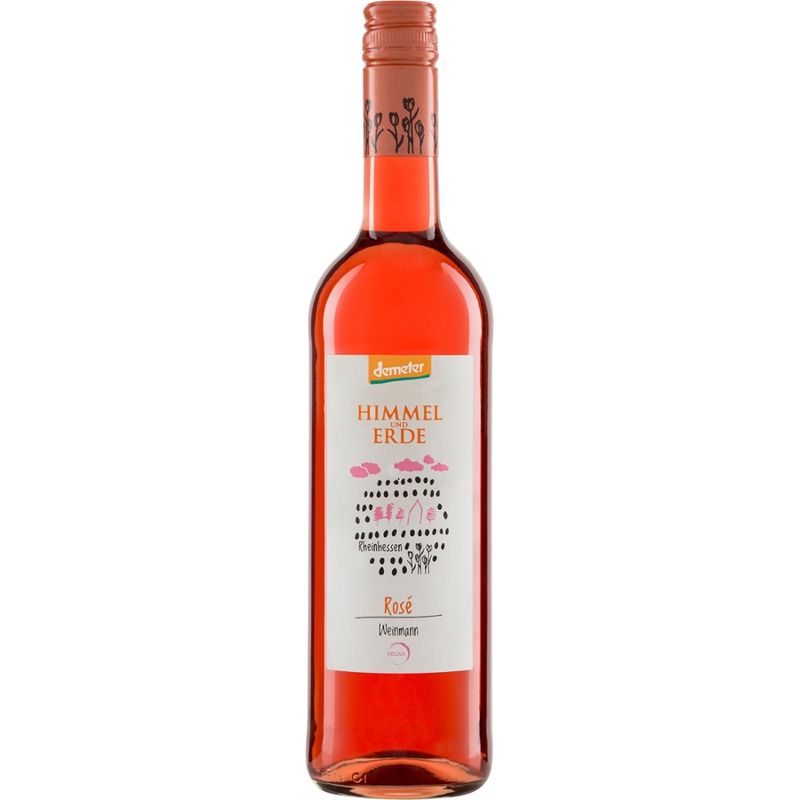 Riegel Eigenmarke 'Himmel und Erde' Rosé Demeter QW Weinmann - Produktbild
