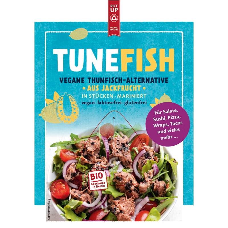 RiCE UP veganer TuneFish aus Jackfrucht - Produktbild