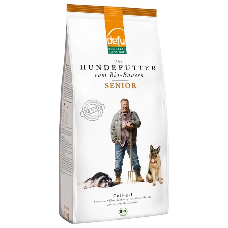 defu - Das Tierfutter vom Bio-Bauern Hund Senior Geflügel - Produktbild