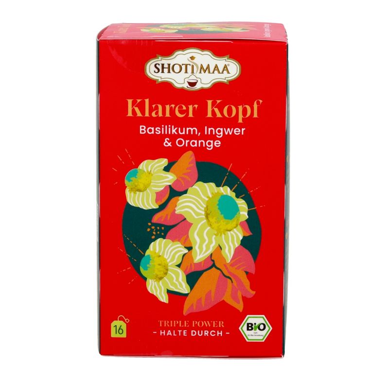 Shoti Maa Klarer Kopf - Basilikum Ingwer Orange - Produktbild