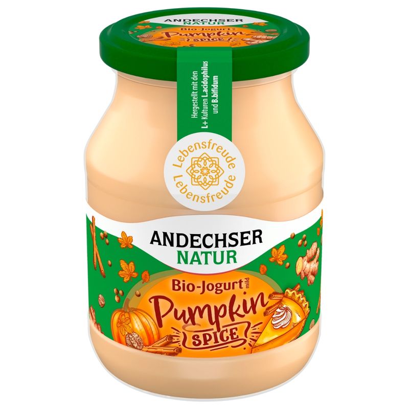 Andechser Natur Bio Jogurt mild Pumpkin Spice 3,8% - Produktbild