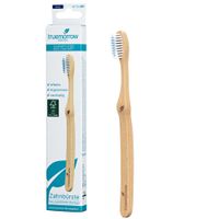 Handzahnbürste aus Bambus für Erwachsene, zertifiziert nachhaltig, 100% vegan - Produktbild