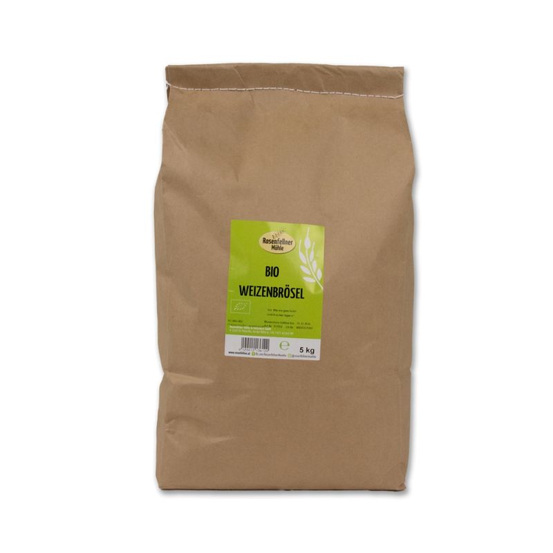 Rosenfellner Mühle & Naturkost Bio Weizenbrösel hell 5kg - Produktbild