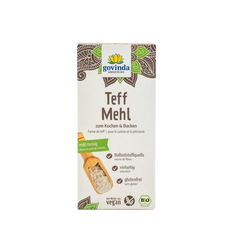 Govinda Teff Mehl zum Kochen & Backen - Produktbild