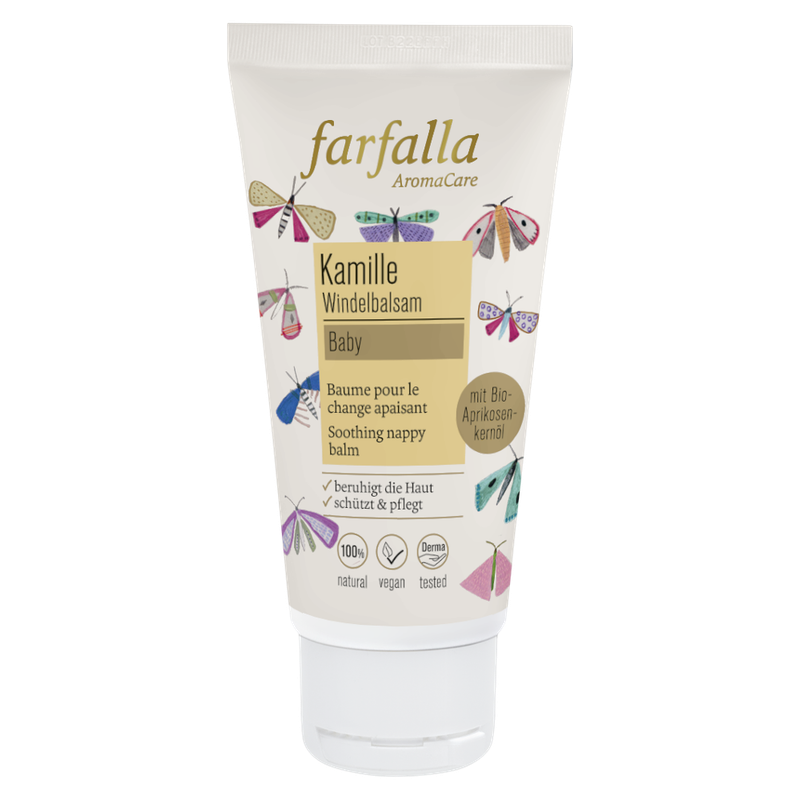 farfalla Baby, Kamille, Besänftigender Windelbalsam, 50ml - Produktbild
