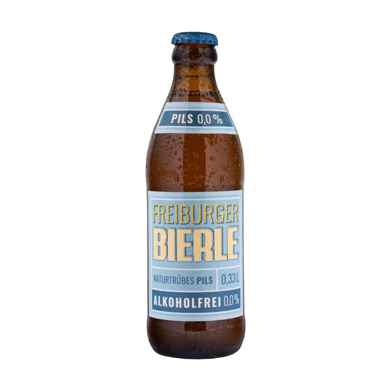 Freiburger Bierle Freiburger Bierle naturtr.Pils alkfrei 0,33-BIO - Produktbild