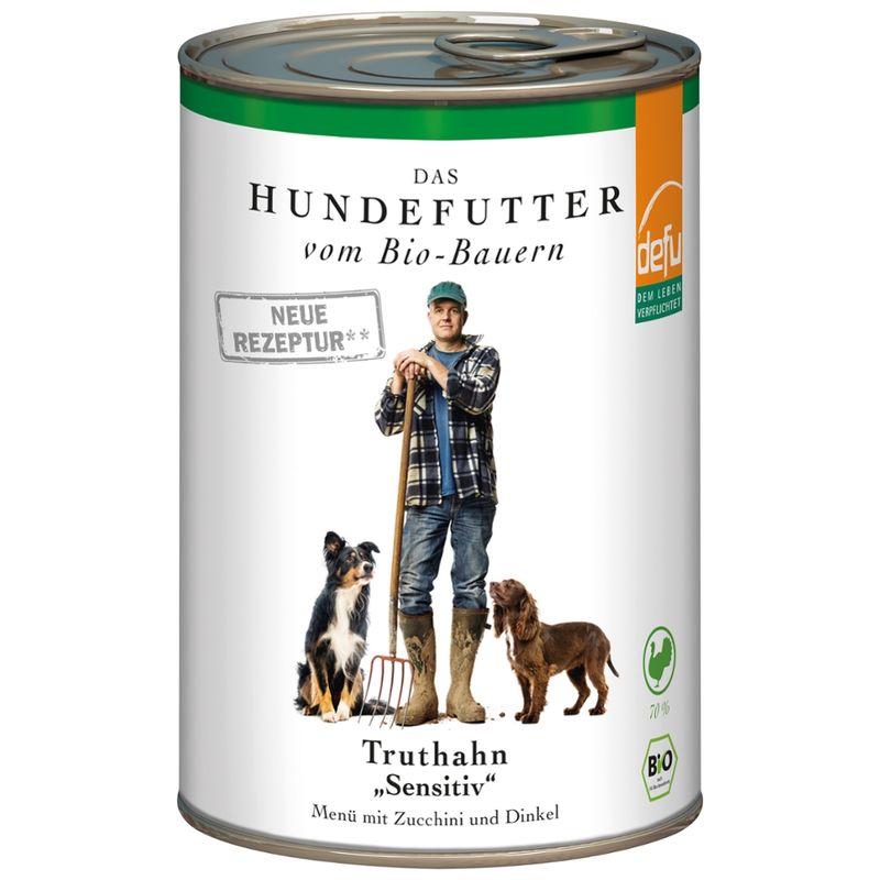 defu - Das Tierfutter vom Bio-Bauern Hund Truthahn "Sensitiv" - Produktbild