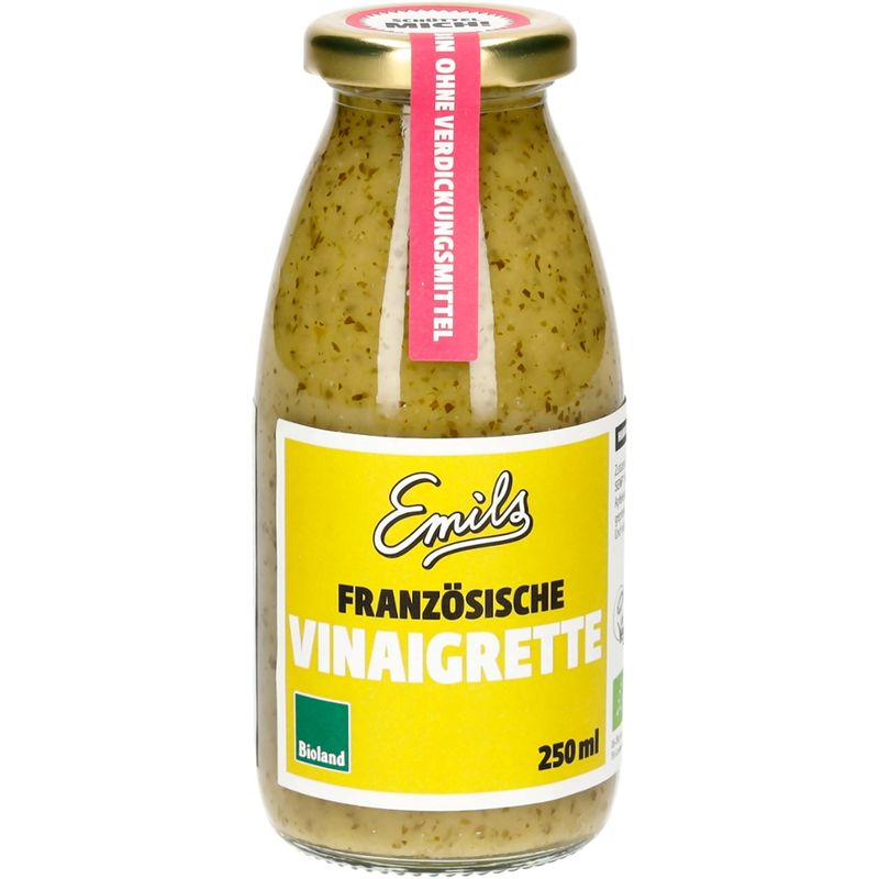 Emils Biomanufaktur Bioland Französische Vinaigrette 250 ml - Produktbild