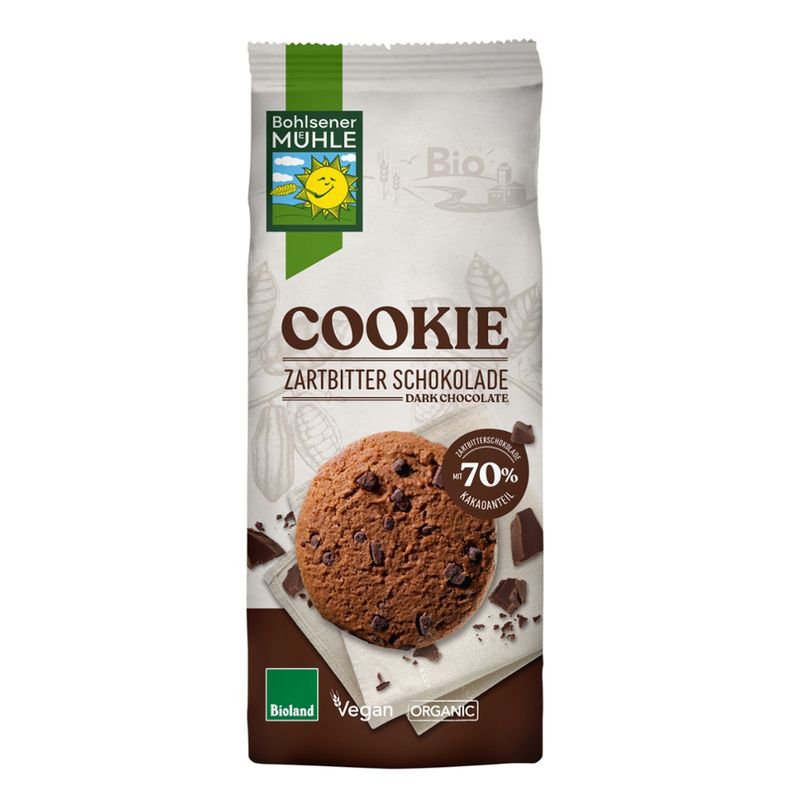 Bohlsener Mühle Cookie mit Zartbitterschokolade - Produktbild