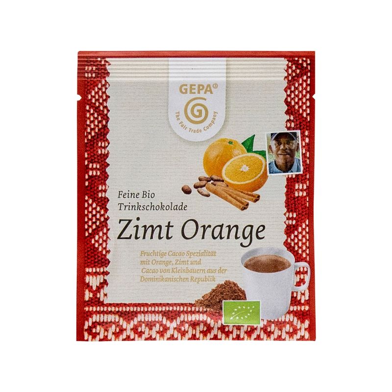 GEPA - The Fair Trade Company Trinkschokolade Zimt Orange - Produktbild