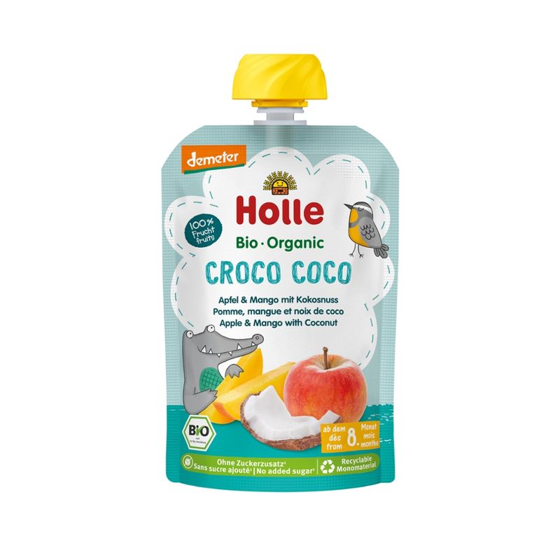 Holle  Croco Coco - Apfel & Mango mit Kokosnuss - Produktbild