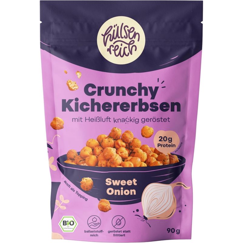 Hülsenreich Bio-Knabber Kichererbsen Sweet Onion - Produktbild