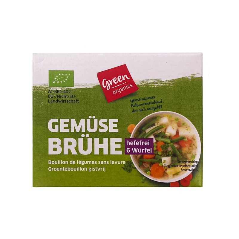 greenorganics Gemüsebrühe Würfel - Produktbild