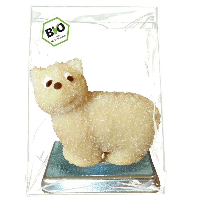rosmarin BIOBACK Eisbär "Lars",  Marzipanfigur aus Edelmarzipan - Produktbild