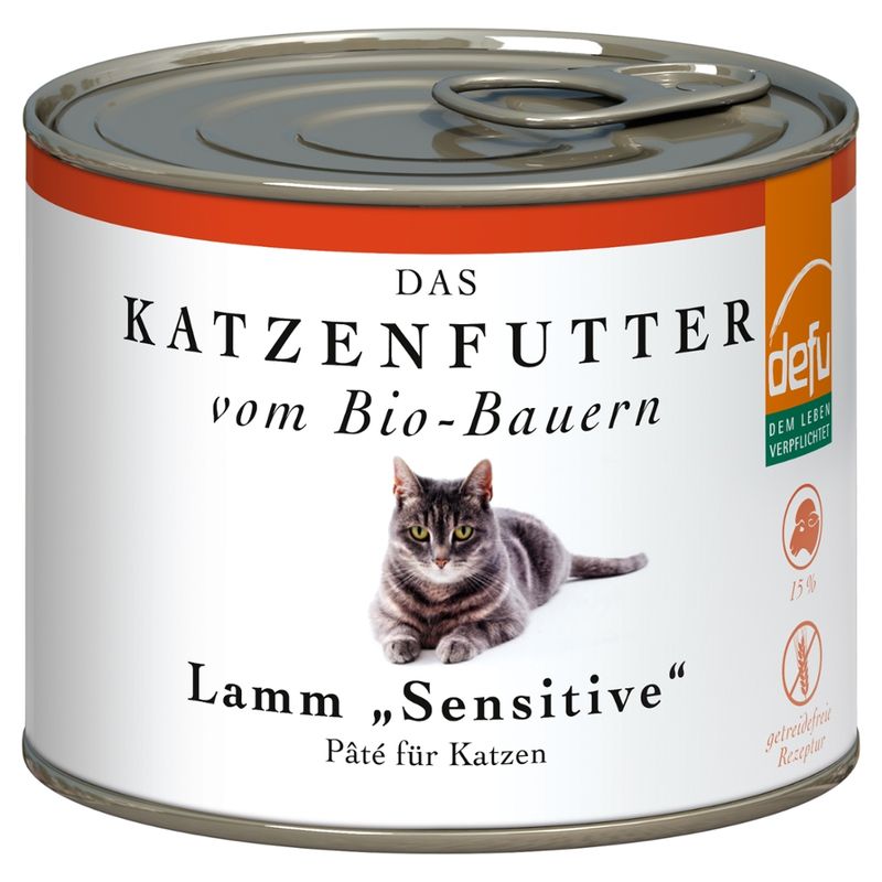 defu - Das Tierfutter vom Bio-Bauern Katze Lamm "Sensitive" - Produktbild