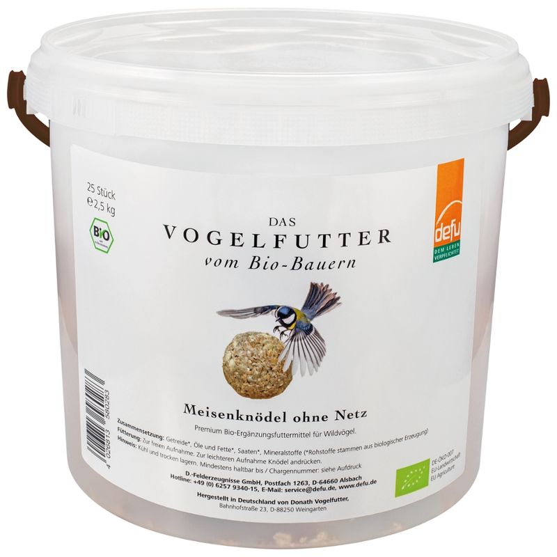 defu - Das Tierfutter vom Bio-Bauern Meisenknödel ohne Netz - Produktbild