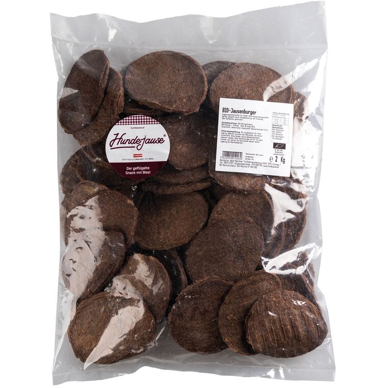 Hundejause Hundejause Bio Jausenburger Hunde-Leckerli 2Kg - Produktbild