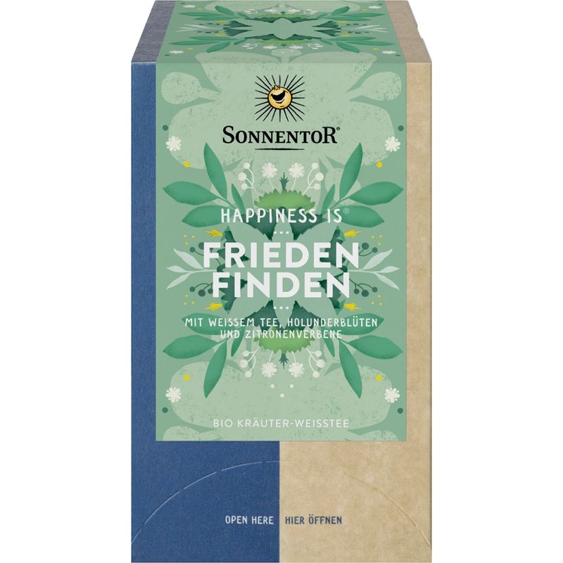 Sonnentor Frieden finden Tee Happiness is®, Doppelkammerbeutel - Produktbild