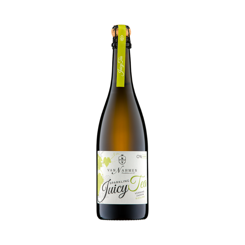 van Nahmen SPARKLING JUICY TEA Verbene-Jasmin-Riesling BIO 0,75 EW - 0,00 % - Produktbild
