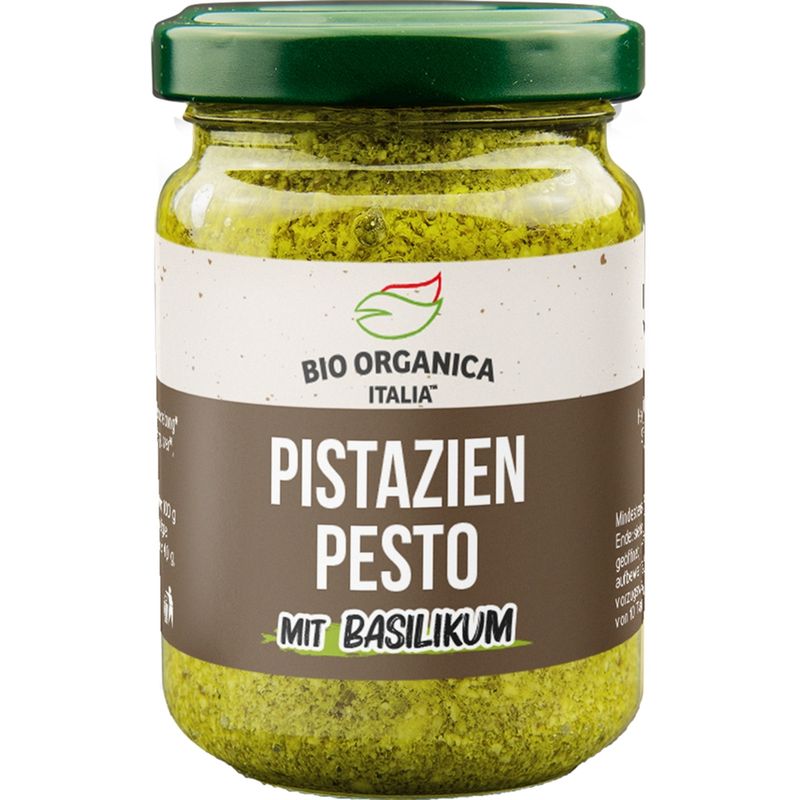 Bio Organica Italia Bio Organica Italia Pistacchio and Basil Pesto 130g - Produktbild