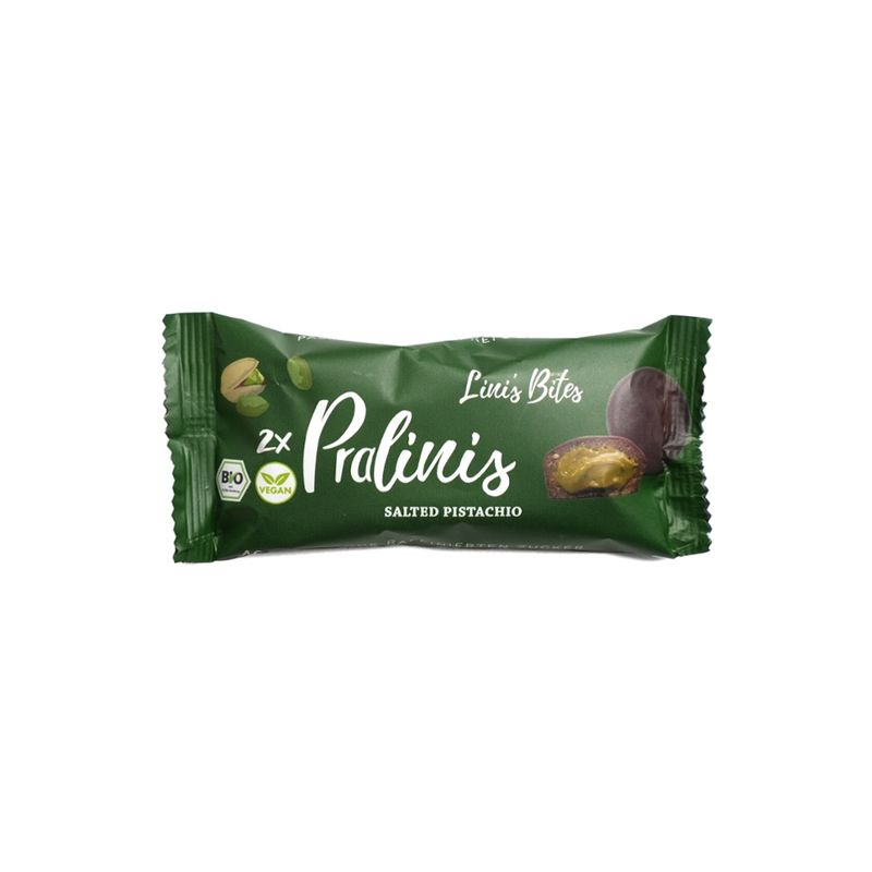 Lini's Bites Bio Salted Pistachio Pralinis Glutenfrei - Produktbild
