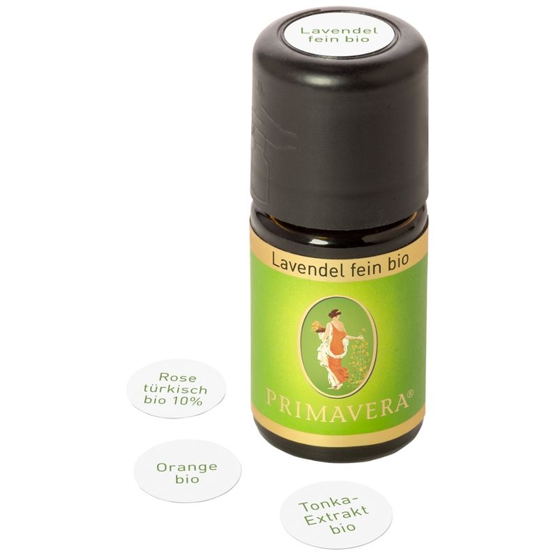 PRIMAVERA Rundetikettenset Ätherische Öle und Duftmischungen - Produktbild