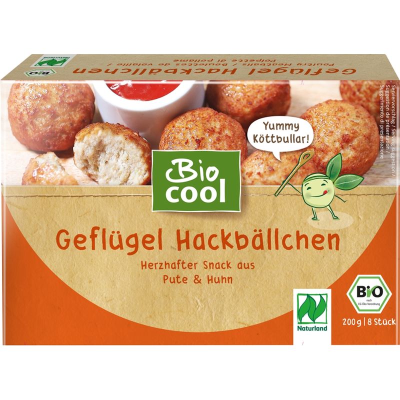 BioCool Geflügel Hackbällchen - Produktbild