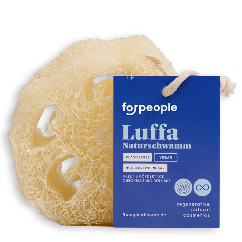 4peoplewhocare Luffaschwamm Dusch- und Badeschwamm - Produktbild