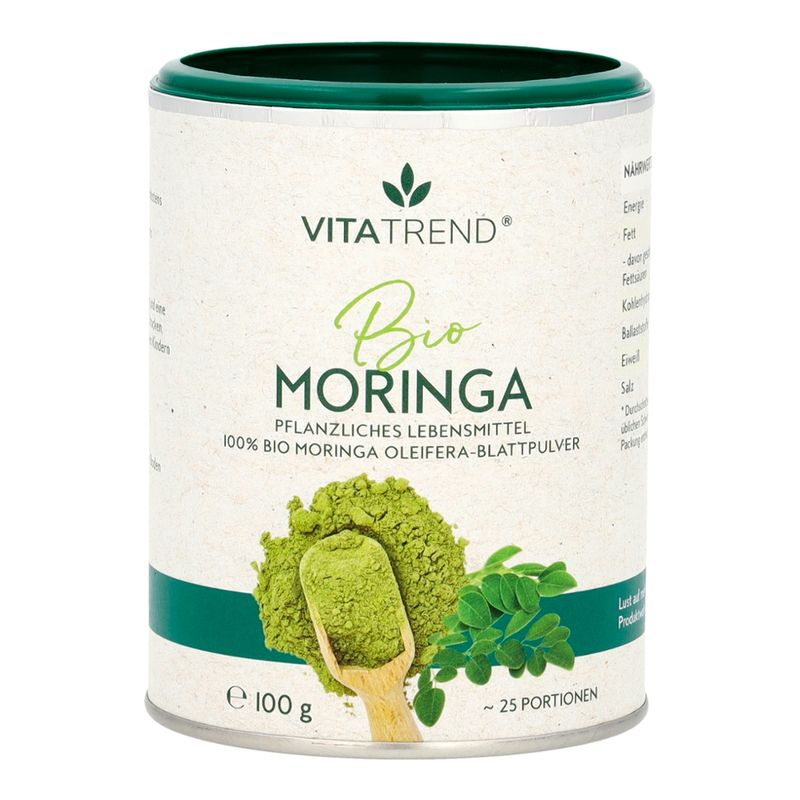 vitatrend BIO  Moringa Oleifera-Blattpulver - Produktbild