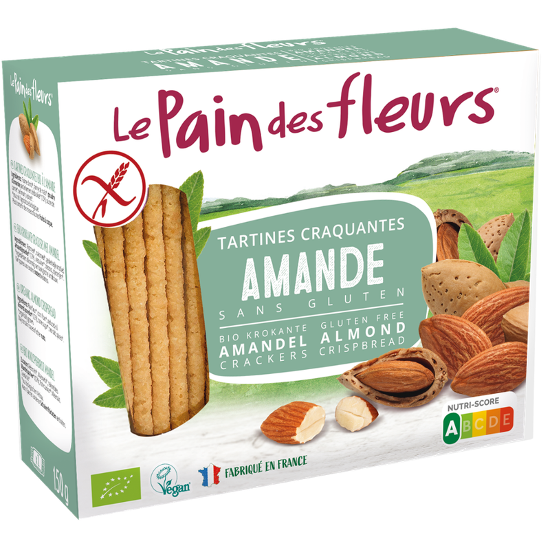 PAIN DES FLEURS Bio Pain des Fleurs Knusperbrot Mandel - Produktbild