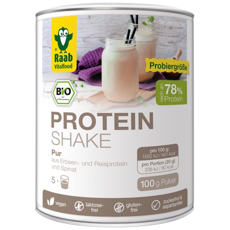 Raab Vitalfood BIO Protein 78 Pur - Produktbild