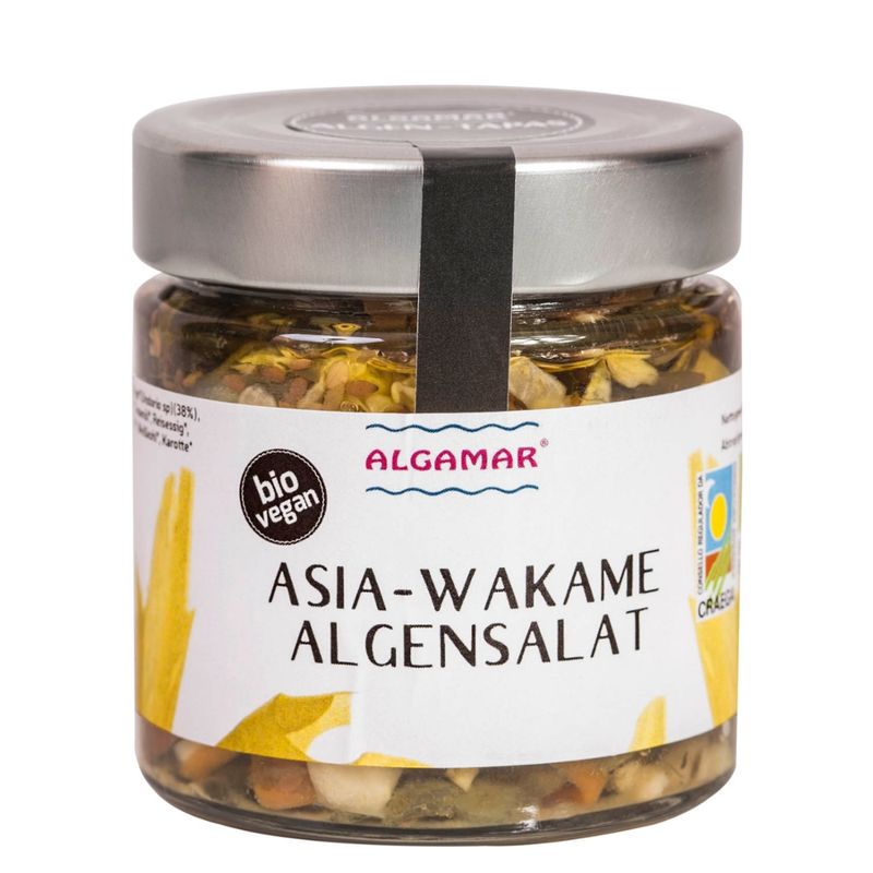 Algamar Asia-Wakame-Algensalat (Algen-Tapas) 190g BIO - Produktbild