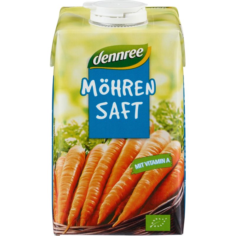 dennree Möhrensaft, mit Vitamin A - Produktbild